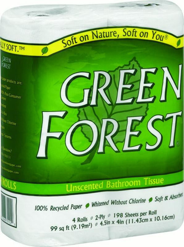 Green Forest Bath Tissue White 2-Ply (24x4 PK)
